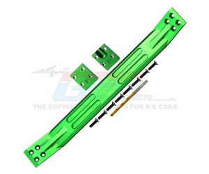 GPM 7075 Aluminum Main Chassis Plate For TRAXXAS 1/5 X-MAXX 6S 8S Monster 77076-4  77086-4 - GREEN - TXM016-G
