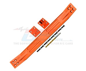 GPM 7075 Aluminum Main Chassis Plate For TRAXXAS 1/5 X-MAXX 6S 8S Monster 77076-4  77086-4 - ORANGE - TXM016-OR
