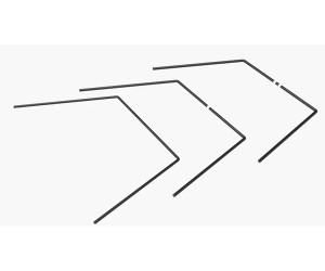 3RACING SAK-CM108 Stabilizer Set  For 1/10 RC Cero M-Chassis Car - SAK-CM108