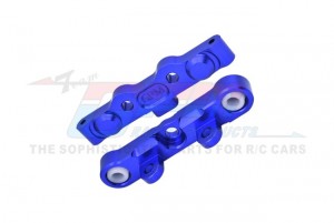 GPM MT2009 7075 ALLOY REAR HINGE PIN BRACE SET TKR9561 For TEKNO 1/10 MT410 2.0 / SCT410 2.0 4X4 Truck - BLUE - MT2009-B