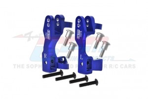 ALUMINUM 7075 FRONT C-HUB BLOCK 6832 FOR 1/10 TRAXXAS SLASH 4X4 RUSTLER STAMPEDE RC TRUCK - BLUE - SLA019N-B