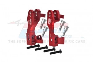 ALUMINUM 7075 FRONT C-HUB BLOCK 6832 FOR 1/10 TRAXXAS SLASH 4X4 RUSTLER STAMPEDE RC TRUCK - RED - SLA019N-R