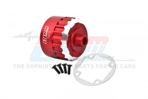GPM SB011N 7075 ALLOY FRONT / CENTER / REAR DIFF HOUSING LOS252069 LOS257006 TEAM LOSI 1/6 SUPER BAJA REY 4X4 LOS05013 / SUPER BAJA REY 2.0 LOS05021 - RED - SB011N-R