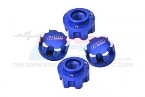 GPM XRT005 7075 PRO-LINE TIRE ALLOY WHEEL ADAPTERS 7756 For TRAXXAS 1/6 XRT 8S 1/5 X-MAXX MONSTER - BLUE - XRT005-B