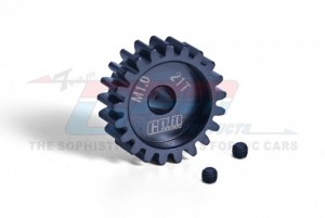 GPM MG5021TS 40Cr STEEL M1 5mm INNER MOTOR GEAR - 21T For TRAXXAS 1/6 XRT 8S 1/5 X-MAXX MONSTER - MG5021TS-BK