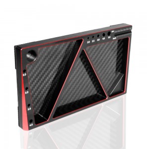 Aluminum And Carbon Fiber Multi-function Screw Storage Tray For RC Touring Buggy Monster Truck - ST021-RE