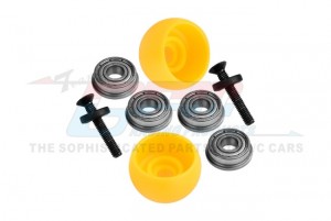 GPM MX040 SPECIAL MATERIAL LEAN BAR WHEELS LOS264003 FOR LOSI 1/4 PROMOTO-MX MOTORCYCLE - YELLOW - MX040-Y