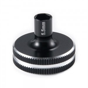 Aluminium 5.0 / 5.5 / 7mm Short Hex Screw Driver Wrench For RC Repair Tool - 5.5mm - SHS055/BK