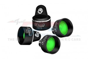 GPM TSDP/CAP ALUMINUM 7075 SHOCK CAPS 8964 FOR TRAXXAS 1/8 6S MAXX SLASH / TRAXXAS 1/10 MAXX W/ WIDEMAXX MONSTER - BLACK - TSDP/CAP-BK