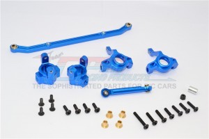 ALLOY FRONT C-HUB & FRONT KNUCKLE ARM (TOE-IN 5 DEGREE) & SCX160 TIE ROD AXIAL SCX10 - SCX019021/5D-B
