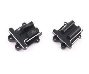 Aluminum Front & Rear Diff Cover ARA320749 For ARRMA 1/18 GRANITE ARA2102T1 / TYPHON GROM MEGA 380 ARA2106T1 - BLACK - RS-ARA320749/BK