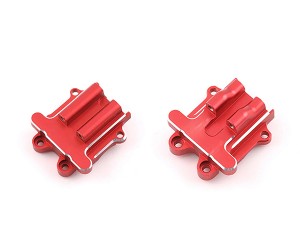 Aluminum Front & Rear Diff Cover ARA320749 For ARRMA 1/18 GRANITE ARA2102T1 / TYPHON GROM MEGA 380 ARA2106T1 - RED - RS-ARA320749/RE