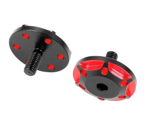 Aluminum M3 Screws Rear Wing Fixed Mount Bracket For 1/10 RC SAKURA D4 D5 Sport MR Drift Car - RS-D501A/RE