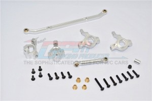 ALLOY FRONT C-HUB & FRONT KNUCKLE ARM (TOE-IN 5 DEGREE) & SCX160 TIE ROD AXIAL SCX10 - SCX019021/5D-S
