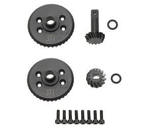 Steel Differential Spiral Ring Gear Output Gears Set 13T 37T 6882 5379 For TRAXXAS SLASH STAMPEDE RUSTLER HOSS - TRX-68825379