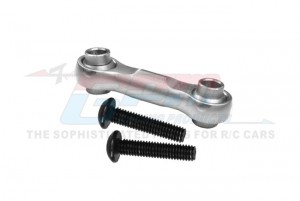 GPM BR024/TR 7075 ALLOY STEERING DRAG LINK LOS234003 FOR LOSI 1/10 BAJA REY DESERT TRUCK LOS03008 - SILVER - BR024/TR-S