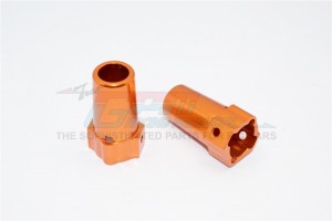 ALLOY REAR AXLE ADAPTERS 1/10 AXIAL SCX10 RC CRAWLER - Orange - SCX022-OR
