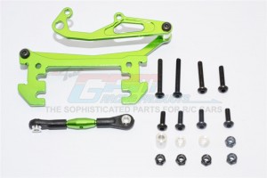 ALLOY SERVO MOUNT WITH PANHARD BAR AXIAL SCX10 - SCX024A-G