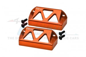 GPM ER024XN ALUMINUM 7075 GUARDS STEERING SERVO 5315 FOR 1/10 RC TRAXXAS E-REVO VXL 3.3 / SLAYER PRO / SUMMIT MONSTER - ORANGE - ER024XN-OR