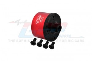 GPM MT2011 ALUMINUM 7075 FRONT / MIDDLE / REAR DIFF CASE WITH STEEL COVER TKR5113B FOR TEKNO 1/10 MT410 TKR9501 SCT410 TKR9500 2.0 - RED - MT2011-R