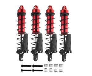 ALUMINUM BIG BORE OIL DAMPER WITH PERCH SET 110mm 4PCS FOR 1/10 RC CAR CRAWLER BUGGY TRUCK - RS-DP110/RE