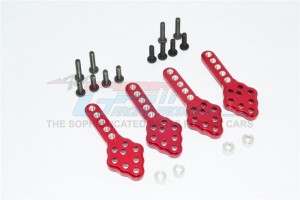 ALLOY FRONT+REAR ADJUSTABLE DAMPER  MOUNT WITH MULTIPLE HOLES(UPWARD &  DOWNWARD THE CHASSIS) AXIAL SCX10 - SCX028M/2-R