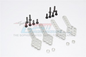 ALLOY FRONT+REAR ADJUSTABLE DAMPER  MOUNT WITH MULTIPLE HOLES(UPWARD &  DOWNWARD THE CHASSIS) AXIAL SCX10 - SCX028M/2-S
