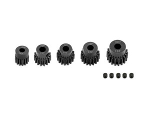STEEL 0.8 Module 32 Pitch MOTOR PINION GEAR SET 13T - 21T FOR 1/8 1/10 RC TRAXXAS SLASH 4X4 - RS-PG083214-18T