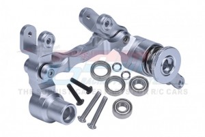 GPM TXM048NA ALUMINUM 7075 STEERING ASSEMBLY FOR TRAXXAS 1/5 X-MAXX 6S 8S MONSTER 77076-4 77086-4 - TXM048NA-S