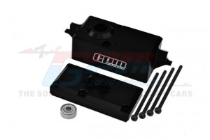 ALUMINUM 7075 SERVO PROTECTIVE COVER 2085 2085X 2085R 2090 For 1/5 X-MAXX 6S 8S 1/6 XRT 1/8 MAXX SLASH - TXM023-BK