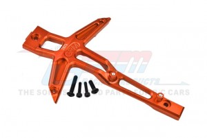 GPM TXMS048CN ALUMINUM 7075  FRONT CHASSIS BRACE 8921 TRAXXAS 1/10 MAXX W/WIDEMAXX / 1/8 MAXX SLASH MONSTER - ORANGE - TXMS048CN-OR
