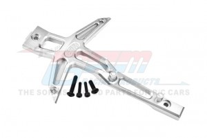 GPM TXMS048CN ALUMINUM 7075  FRONT CHASSIS BRACE 8921 TRAXXAS 1/10 MAXX W/WIDEMAXX / 1/8 MAXX SLASH MONSTER - SILVER - TXMS048CN-S