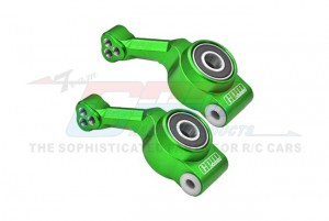 GPM RUS4022N ALLOY 7075 REAR STUB AXLE CARRIERS 1952 FOR TRAXXAS 1/10 RUSTLER STAMPEDE HOSS SLASH 4X4 VXL - GREEN - RUS4022N-G