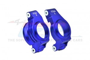 GPM TXM019N ALUMINUM 7075 FRONT C-HUBS 7732 TRAXXAS 1/5 X-MAXX 6S 8S / 1/6 XRT 8S MONSTER - BLUE - TXM019N-B