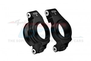 GPM TXM019N ALUMINUM 7075 FRONT C-HUBS 7732 TRAXXAS 1/5 X-MAXX 6S 8S / 1/6 XRT 8S MONSTER - BLACK - TXM019N-BK