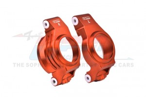 GPM TXM019N ALUMINUM 7075 FRONT C-HUBS 7732 TRAXXAS 1/5 X-MAXX 6S 8S / 1/6 XRT 8S MONSTER - ORANGE - TXM019N-OR