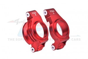 GPM TXM019N ALUMINUM 7075 FRONT C-HUBS 7732 TRAXXAS 1/5 X-MAXX 6S 8S / 1/6 XRT 8S MONSTER - RED - TXM019N-R