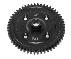 ​STEEL M1.0 MAIN SPUR GEAR 46T / 52T 9651 9652 FOR TRAXXAS RC 1/8 SLEDGE MONSTER - 52T - TRX-9652