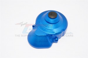 ALLOY TRANSMISSION SPUR GEAR CASE  COVER  AXIAL SCX10 - Blue - SCX038GCA-B