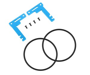 ALUMINUM SHORT TYPE BATTERY BRACKET MOUNT FOR 1/10 RC TAMIYA TT-02 TT-02B BUGGY RC CAR - TT02-20/LB