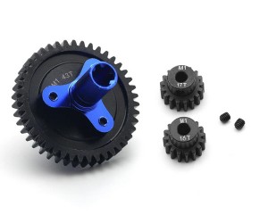 STEEL M1 SPUR GEAR CLUTH SLIPPER 16T / 17T PINION GEAR ARA310948 FOR ARRMA 1/10 RC GRANITE KRATON OUTCAST SENTON 3S 4S BLX - 43T - RS-ARA310948/43T