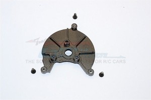 ALLOY TRANSMISSION SPUR GEAR CASE COVER  PLATE  AXIAL SCX10 - Black - SCX038GCB-BK