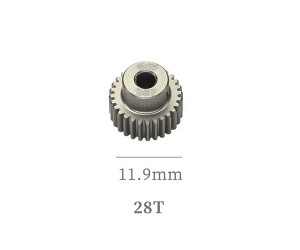HARD COATED ALUMINUM 64P PITCH 21T - 40T PINION GEAR FOR 1/8 1/10 RC CAR BUGGY SHORT COURSE - RS-PG64P28T