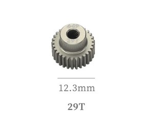HARD COATED ALUMINUM 64P PITCH 21T - 40T PINION GEAR FOR 1/8 1/10 RC CAR BUGGY SHORT COURSE - RS-PG64P29T