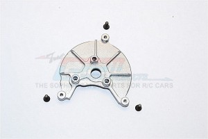 ALLOY TRANSMISSION SPUR GEAR CASE COVER  PLATE  AXIAL SCX10 - Gun silver - SCX038GCB-GS