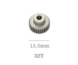HARD COATED ALUMINUM 64P PITCH 21T - 40T PINION GEAR FOR 1/8 1/10 RC CAR BUGGY SHORT COURSE - RS-PG64P32T