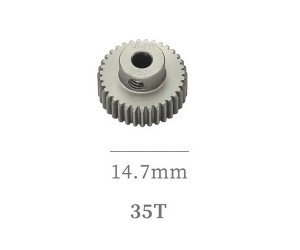 HARD COATED ALUMINUM 64P PITCH 21T - 40T PINION GEAR FOR 1/8 1/10 RC CAR BUGGY SHORT COURSE - RS-PG64P35T