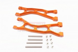 GPM TXM054F/R ALUMINIUM FRONT / REAR UPPER ARMS FOR 6S TRAXXAS XMAXX 6S 8S - Orange - TXM054F/R-OR