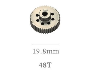 HARD COATED ALUMINUM 64P PITCH 41T - 54T PINION GEAR FOR 1/8 1/10 RC CAR BUGGY SHORT COURSE - RS-PG64P48T