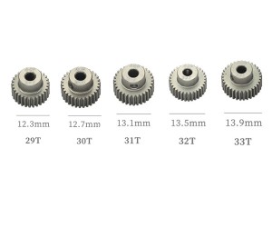 HARD COATED ALUMINUM 64P PITCH 21T - 44T 5PCS PINION GEAR ET FOR 1/8 1/10 RC CAR BUGGY - RS-PG29-33T